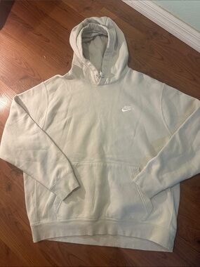 Nike Men's Off-White Pullover Hoodie